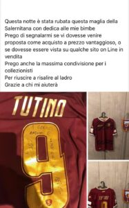 Salernitana Maglia Tutino