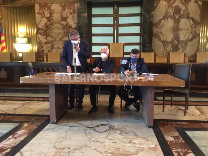 conferenza stampa stadio arechi