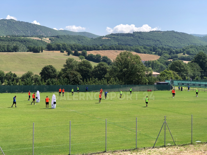 salernitana-cascia-allenamenti