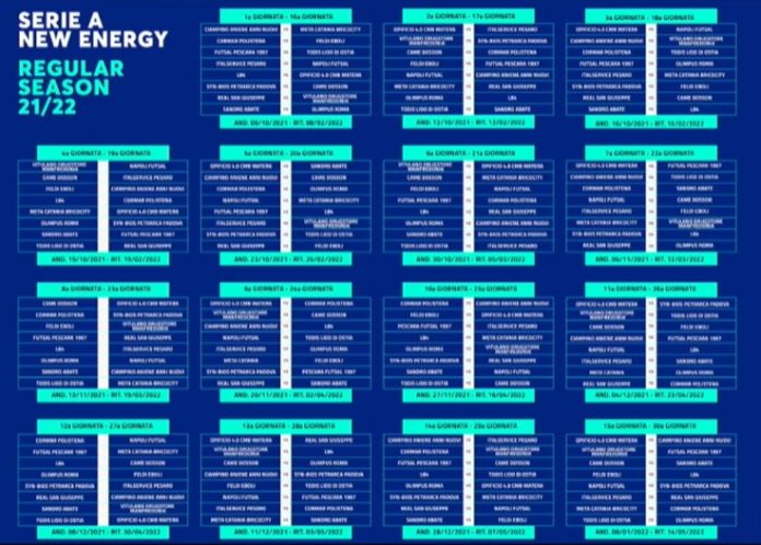 calendario-calcio-a-5-2021-2022