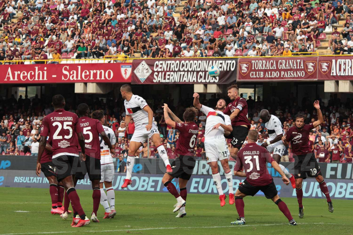 Salernitana-Genoa-strandberg-gyomber