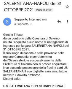 salernitana-napoli-e-mail