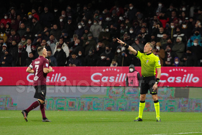 salernitana-spezia-ribery-arbitro-valeri